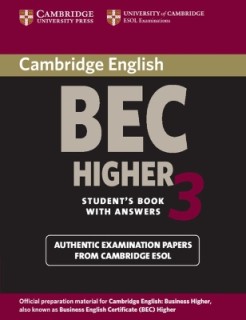 CAMBRIDGE BEC HIGHER 3 SB W/A