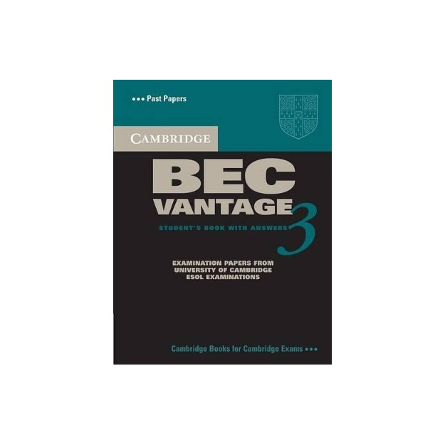 CAMBRIDGE BEC VANTAGE 3 SB W/A