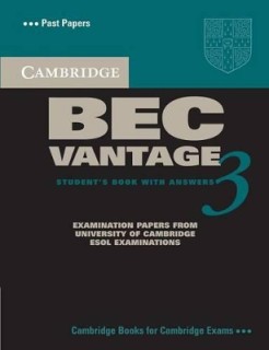 CAMBRIDGE BEC VANTAGE 3 SB W/A