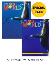 OUR WORLD 2 SPECIAL PACK FOR GREECE (SB + SPARK + WB WORDLIST) BRIT. ED 2ND ED