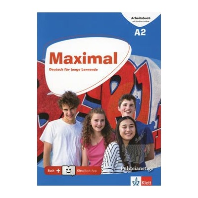 MAXIMAL A2 ARBEITSBUCH (+MIT AUDIOS ONLINE + KLETT BOOK-APP)