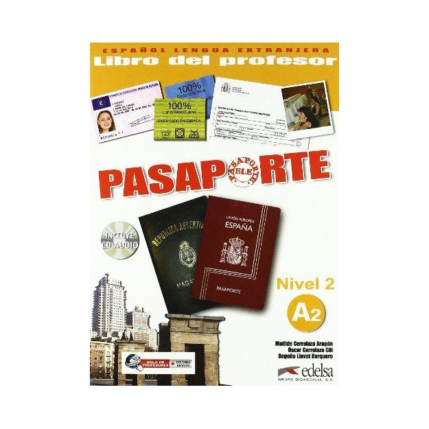PASAPORTE ELE 2 A2 PROFESOR (+ CD)