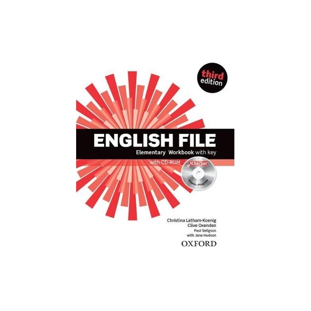 ENGLISH FILE 3RD ED ELEMENTARY WB WITH KEY
