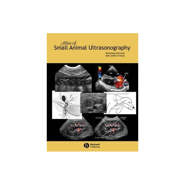 ATLAS OF SMALL ANIMAL ULTRASONOGRAPHY 1ST ED HC