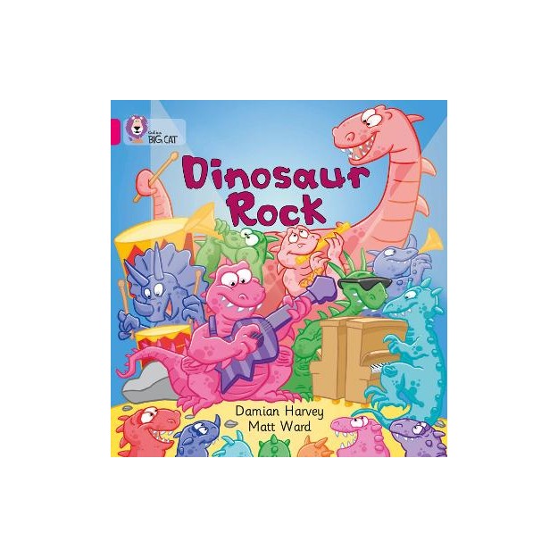 COLLINS BIG CAT : DINOSAUR ROCK BAND 01A/PINK A PB