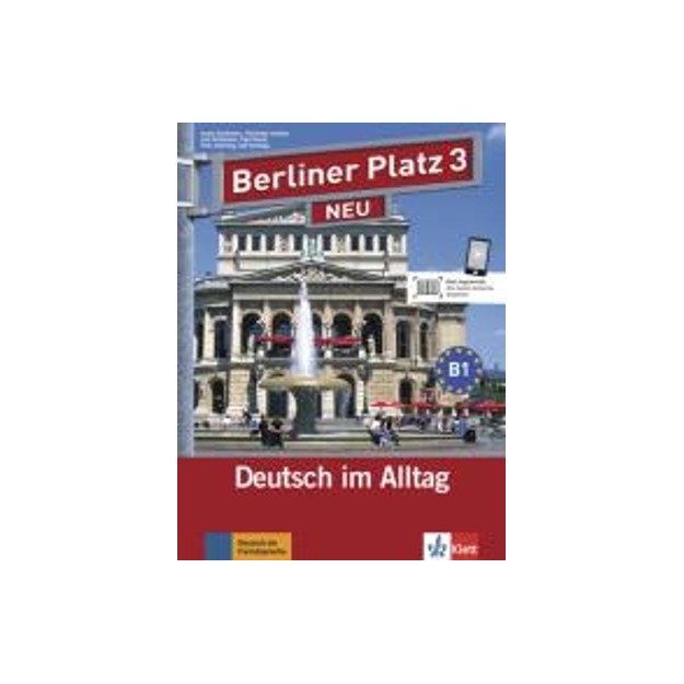 BERLINER PLATZ 3 KURSBUCH + ARBEITSBUCH (+ AUDIO CD (2)) NEU