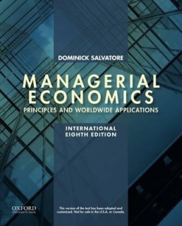 MANAGERIAL ECONOMICS IN A GLOBAL ECONOMY