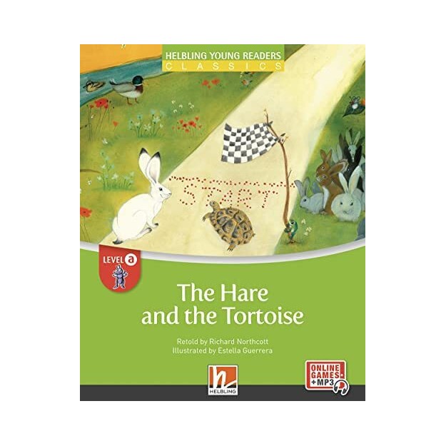 YOUNG READERS THE HARE AND THE TORTOISE - READER +E-ZONE (YOUNG READERS A)