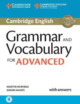 CAMBRIDGE GRAMMAR   VOCABULARY FOR ADVANCED SB ( + ON LINE AUDIO) W/A