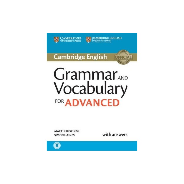 CAMBRIDGE GRAMMAR   VOCABULARY FOR ADVANCED SB ( + ON LINE AUDIO) W/A