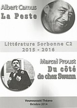 LITTERATURE SORBONNE C2 2015-2016 (LA PESTE UN AMOUR DE SWAN)