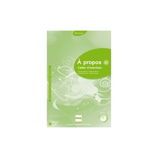 A PROPOS A1 CAHIER (+ CD)
