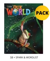 OUR WORLD 1 PACK FOR GREECE (SB + SPARK WORDLIST) BRIT. ED 2ND ED