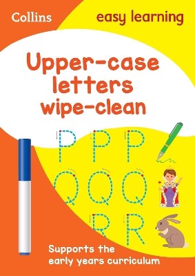UPPER CASE LETTERS AGE 3-5 WIPE CLEAN ACTIVITY BOOK