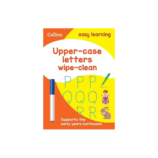 UPPER CASE LETTERS AGE 3-5 WIPE CLEAN ACTIVITY BOOK