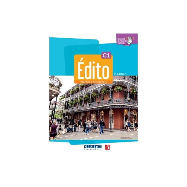EDITO C1 METHODE + CAHIER (+DIDIERFLE.APP.)ED. 2024