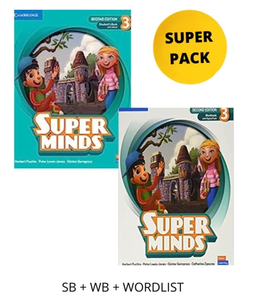 SUPER MINDS 3 SUPER PACK (SB + WB + WORDLIST)