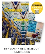 NEW CLOSE-UP B2 ESSENTIAL PACK FOR GREECE (SB + SPARK + WB TESTBOOK NOTEBOOK)