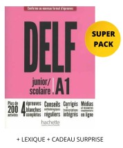 DELF SCOLAIRE JUNIOR A1 SUPER PACK (+ LEXIQUE + CADEAU SURPRISE) NOUVEAU FORMAT