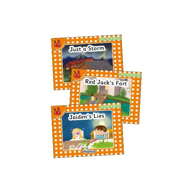 JOLLY PHONICS ORANGE LEVEL READERS SET 4