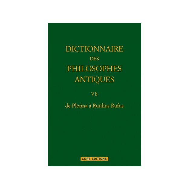 DE PLOTINA A RUTILIUS RUFUS DICTIONNAIRE