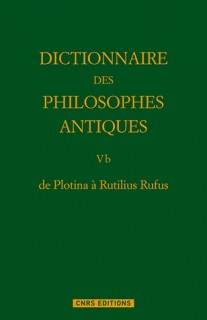 DE PLOTINA A RUTILIUS RUFUS DICTIONNAIRE