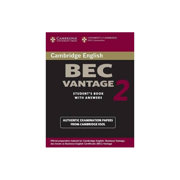 CAMBRIDGE BEC VANTAGE 2 SB W/A
