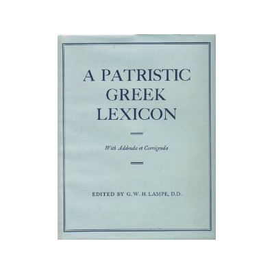 A PATRISTIC GREEK LEXICON  HC