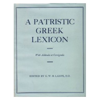 A PATRISTIC GREEK LEXICON  HC