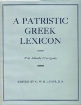 A PATRISTIC GREEK LEXICON HC