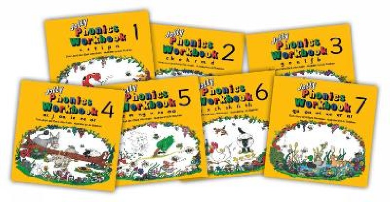 JOLLY PHONICS WORKBOOKS 1-7 : IN PRECURSIVE LETTERS