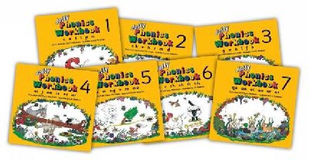 JOLLY PHONICS WORKBOOKS 1-7 : IN PRECURSIVE LETTERS