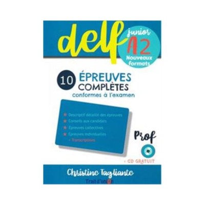 NOUVEAU DELF JUNIOR A2 10 EPREUVES COMPLETES PROFESSEUR