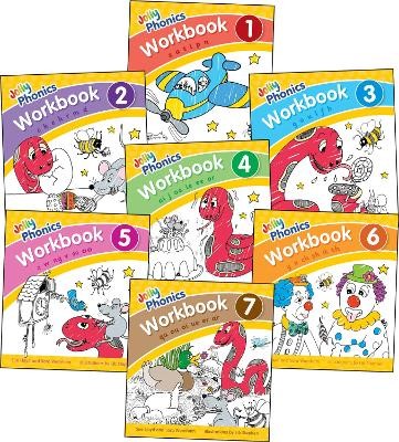 JOLLY PHONICS WORKBOOKS 1-7 : IN PRECURSIVE LETTERS (BRITISH ENGLISH EDITION)