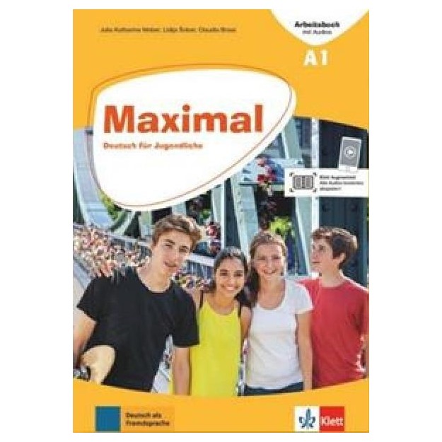 MAXIMAL A1 ARBEITSBUCH (+MIT AUDIOS ONLINE + KLETT BOOK-APP)