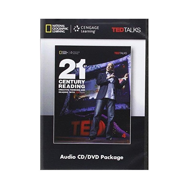 21ST CENTURY READING - TED TALKS 4 AUDIO CD AUDIO CD /DVD PACKAGE
