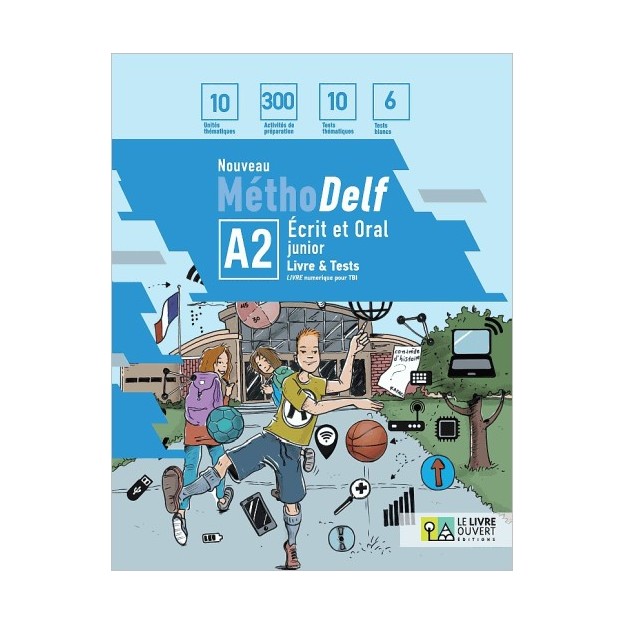 NOUVEAU METHODELF JUNIOR A2 TESTS   ENTRAINEMENT LIVRE NUMERIQUE