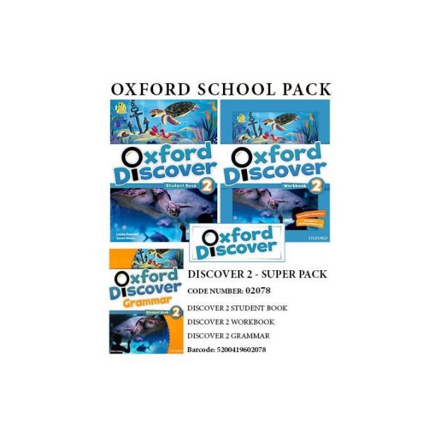 OXFORD DISCOVER 2 SUPER PACK (SB + WB + GRAMMAR + COMPANION + READER) - 02078