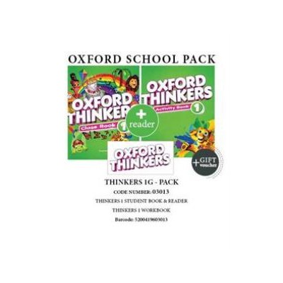 OXFORD THINKERS 1G PACK (SB + WB + READER + GIFT VOUCHER) - 03013
