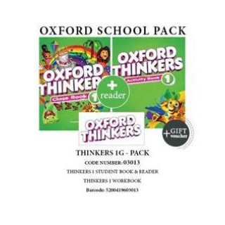 OXFORD THINKERS 1G PACK (SB + WB + READER + GIFT VOUCHER) - 03013