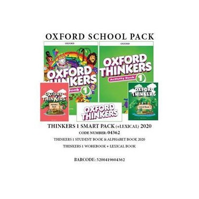 OXFORD THINKERS 1 NEW SMART PACK (SB + WB + ALPHABET BOOK 2020 + LEXICAL BOOK) 2020 - 04362