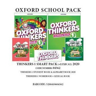OXFORD THINKERS 1 NEW SMART PACK (SB + WB + ALPHABET BOOK 2020 + LEXICAL BOOK) 2020 - 04362
