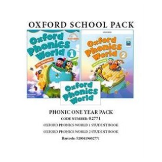 PHONIC ONE YEAR PACK (OXFORD PHONICS WORLD 1 SB+ OXFORD PHONICS WORLD 2 SB) - 02771