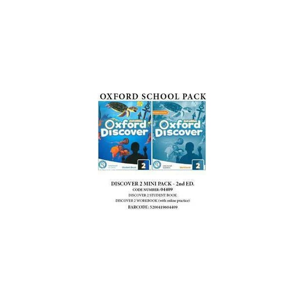 OXFORD DISCOVER 2 PACK MINI (INCL. SB + WBK WITH ONLINE PR. ) - 04409 2ND ED