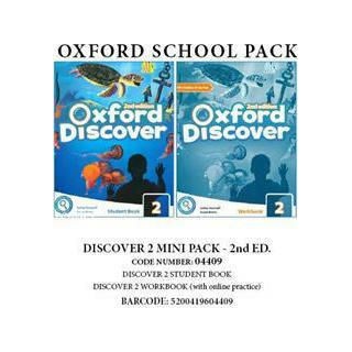 OXFORD DISCOVER 2 PACK MINI (INCL. SB + WBK WITH ONLINE PR. ) - 04409 2ND ED