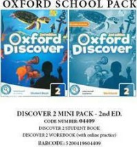 OXFORD DISCOVER 2 PACK MINI (INCL. SB + WBK WITH ONLINE PR. ) - 04409 2ND ED