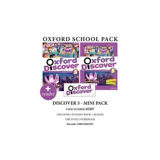 OXFORD DISCOVER 5 PACK MINI (INCL. SB + WB + READER) - 02207