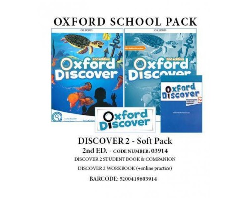 OXFORD DISCOVER 2 SOFT PACK (SB + WB   ONLINE PRACTICE + GRAMMAR + READER) - 03914
