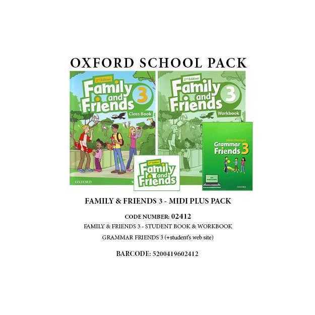 FAMILY AND FRIENDS 3 SKILL PACK (SB+ WB+ GRAMMAR FRIENDS 3) - 02412 2ND ED