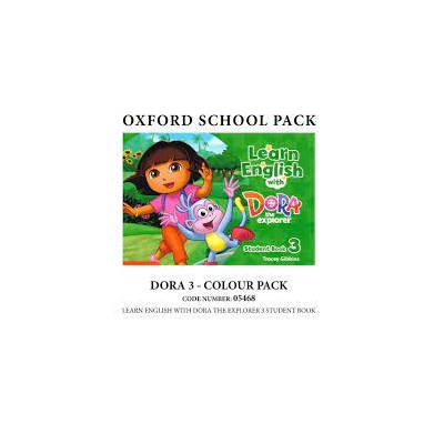 LEARN ENGLISH WITH DORA 3 COLOUR PACK - 05468